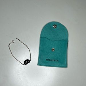 Tiffany & co black bean bracelet